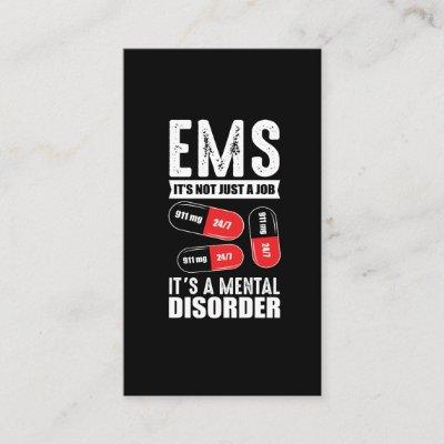 EMS Mental Disorder Awareness ambulance paramedic