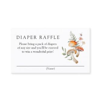 Enchanted Forest Diaper Raffle Enclosure Card