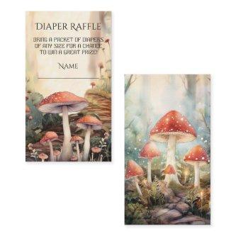 Enchanted Forest Toadstool Mushroom Diaper Raffle