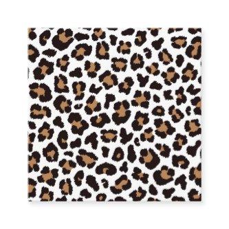 Enchanting Elegant Natural Leopard Patterns Square