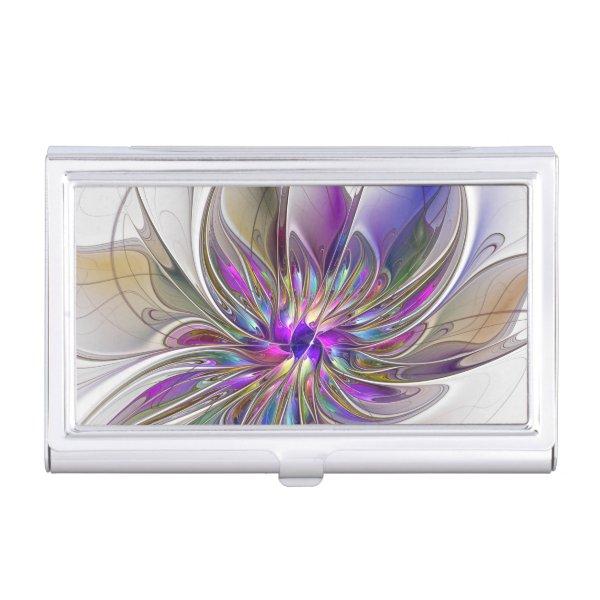 Energetic, Colorful Abstract Fractal Art Flower  Case
