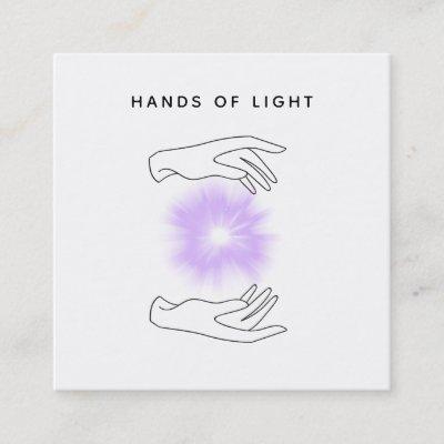 *~* Energy Hands Ball | Reiki Healing Lights Square