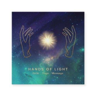 *~* Energy Hands  Universe Cosmic Stars Light Square