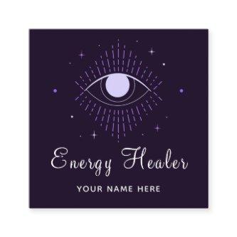 Energy Healer Fortune Teller Magical Eye Stars     Square