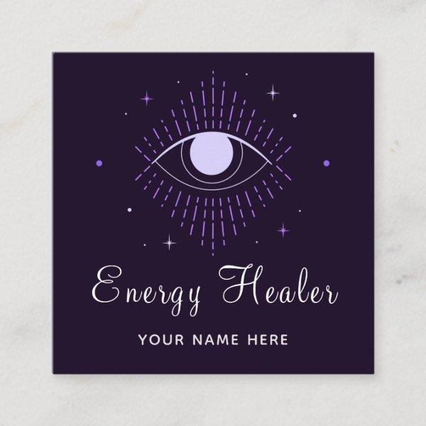 Energy Healer Fortune Teller Magical Eye Stars     Square
