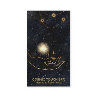 *~* Energy Healing Gold Cosmic Hands Stars