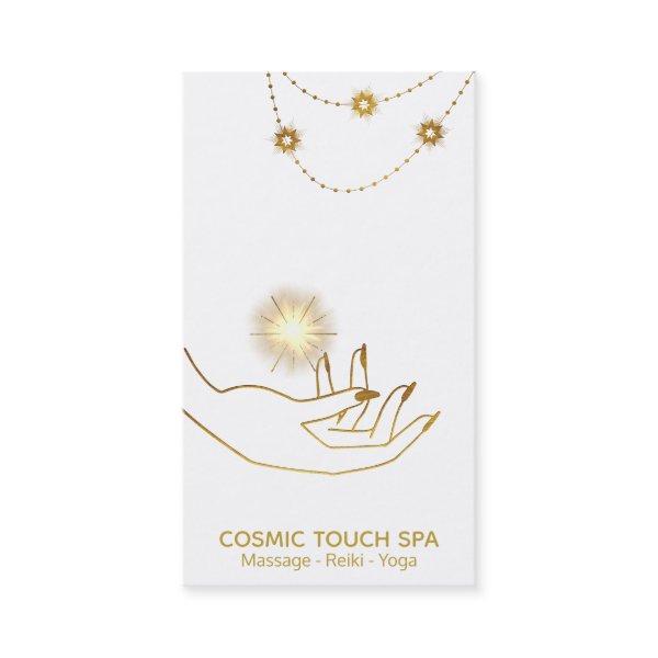 *~* Energy Healing Gold Cosmic Stars Hands