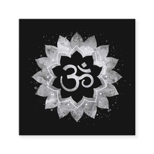 *~* Energy Healing Lotus Mandala Aum Om Symbol Square