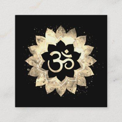 *~*  Energy Healing Mandala Lotus  Aum Om Symbol Square