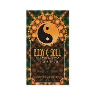 Energy Orange YinYang NewAge Yoga