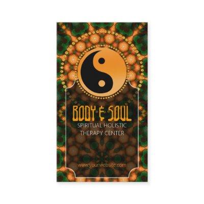 Energy Orange YinYang NewAge Yoga