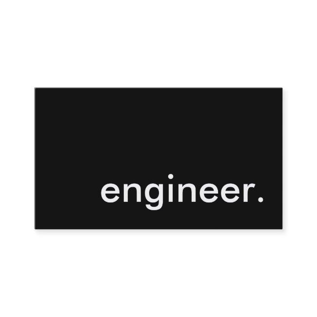 engineer.