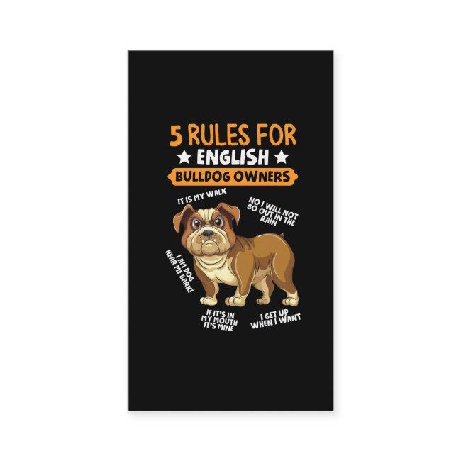 English Bulldog Owner Humorous Pet Dog Lover