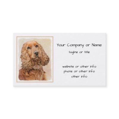 English Cocker Spaniel Painting - Original Dog Art