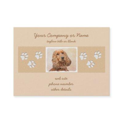 English Cocker Spaniel Painting - Original Dog Art