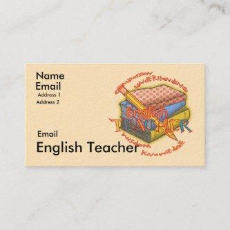 English Teacher Motto custom name