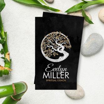 Enso Zen Circle Sakura Tree - Golden Blossom