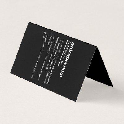 Entrepreneur Definition Funny Business Owner Gift