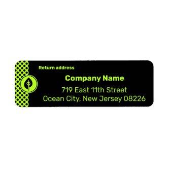 Entrepreneur Small Company Custom Text & Logo Label