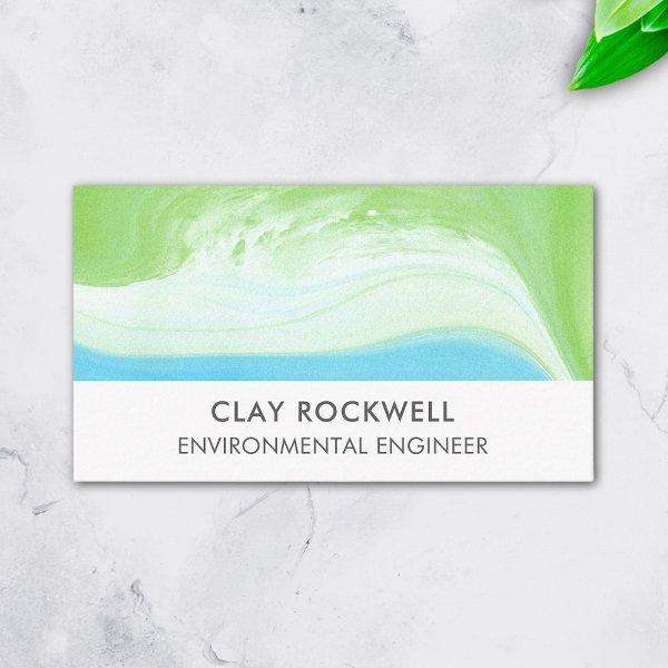 Environmental Engineer Consultant Eco Green Blue