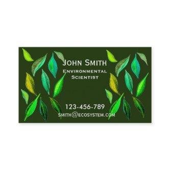 Environmental Scientist  modern leaf design