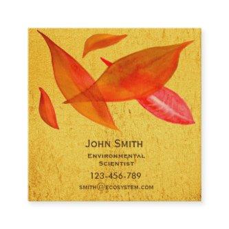 Environmental Scientist  modern leaf design Square
