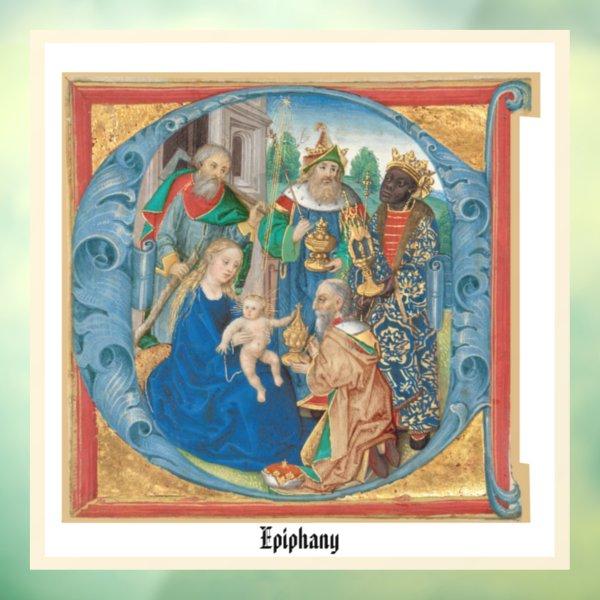 Epiphany Holiday Card Window Cling