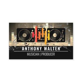 Equalizer Icon | Turntables | Musical Sound Notes