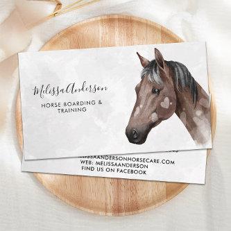 Equine Horse Personalized Equestrian Watercolor