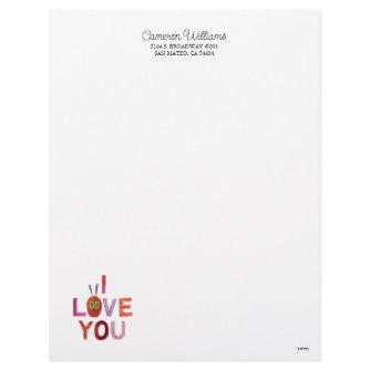 Eric Carle | Caterpillar I Love You Letterhead