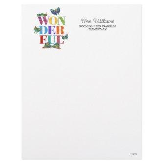 Eric Carle | Wonderful Letterhead