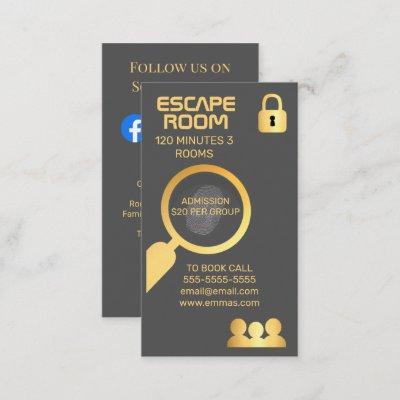 escape room escapology magic clues detective