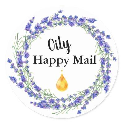 Essential Oil Business - Oily Happy Mail Stickers