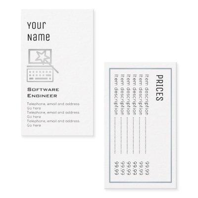"Essential" Software Engineer Price Cards