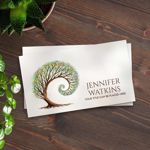 Eternal Growth - Golden Ratio Spiral Tree