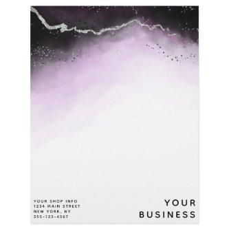 Ethereal Mist Ombre Ultra Violet Moody Custom Shop Letterhead