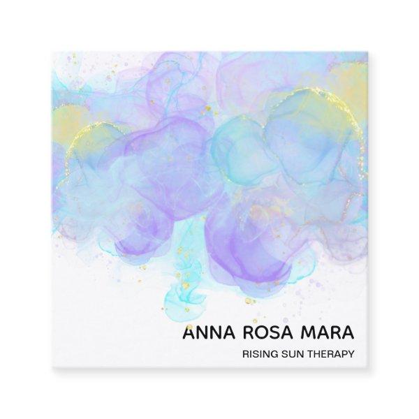 ** Ethereal  QR .  AP46 Gold Glitter Logo Abstract Square