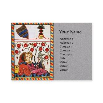ETHERNAL LOVE MONOGRAM,Lovers Red Roses Grey Paper