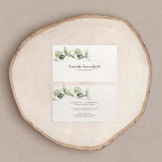 Eucalyptus Minimalist Elegant Script Watercolor