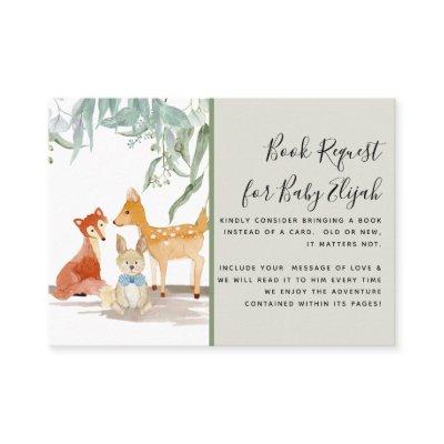 Eucalyptus Woods Deer Fox Rabbit Baby Shower Books