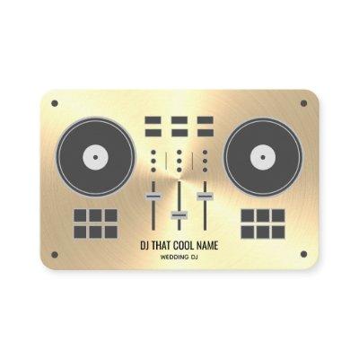 Euro Gold-Tone DJ Controller