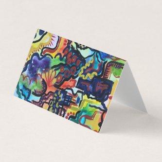 Eva's Garden-Hand Painted Abstract Art