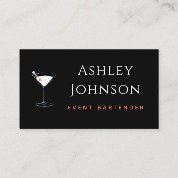 Event Bartender Server Simple Minimal Social Media