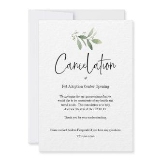 Event Cancelation - COVID 19 Invitation