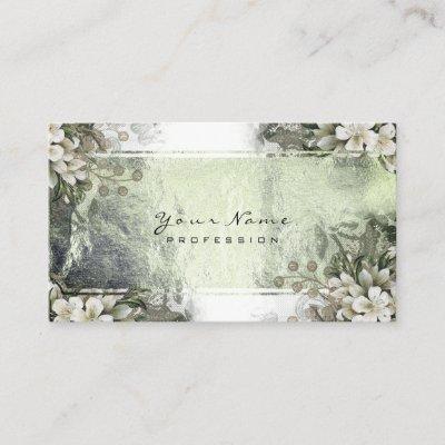 Event Floral Mint Green Gold White Gold Metallic