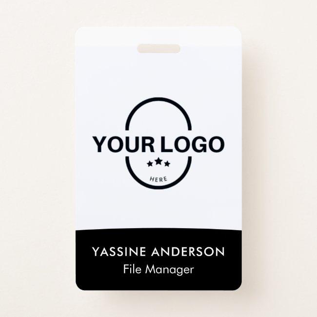 Event ID Customized Lanyard Name Tag With QR Code Badge