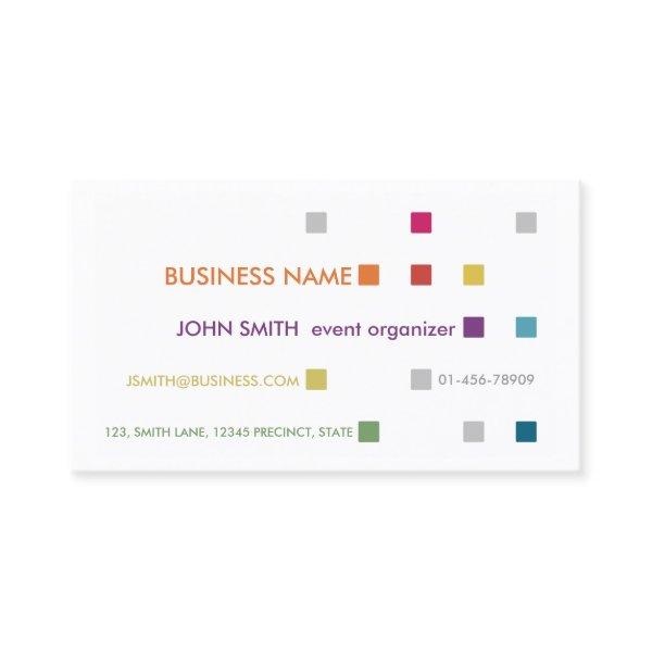 Event Organizer Special Skills Services Colorful