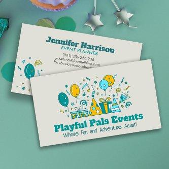 Event Planner -  Party Elements Illustration