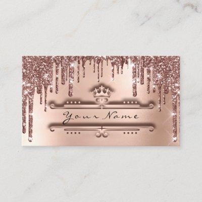 Event Planner Rose Crown Glitter Drips VIP Royal