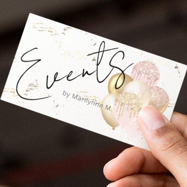 Event Planning Modern Glitter Balloons
